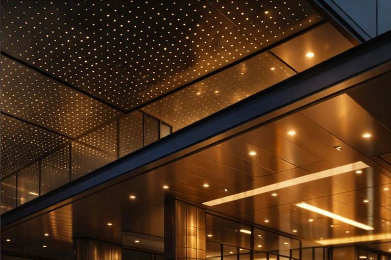 Canopy perforated panel reference image